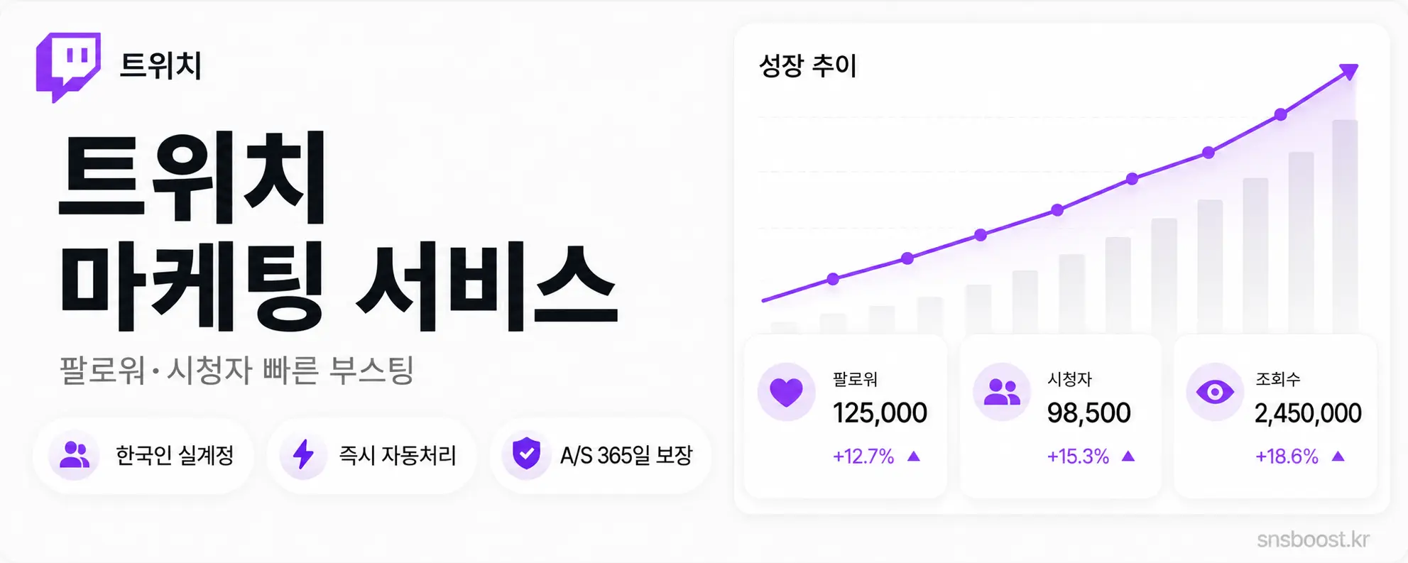 트위치 마케팅 서비스