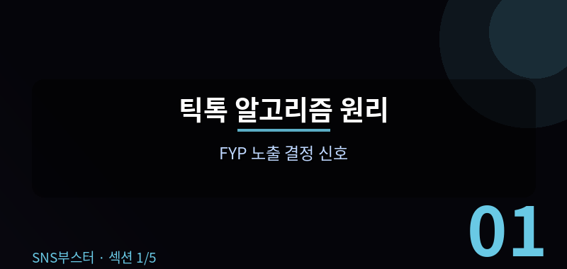 틱톡 알고리즘의 핵심 원리 이해하기
